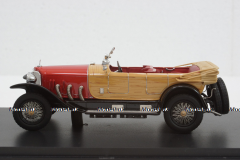 Mercedes 28/95 1922, red wood, 46171, NEO 1:43