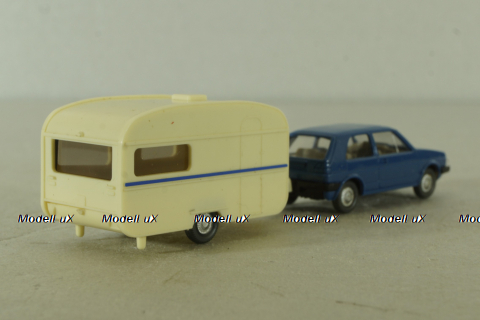 Volkswagen Golf II with trailer 1988 , 60316, Wiking 1:87