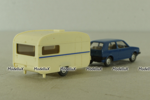 Volkswagen Golf II with trailer 1988 , 60316, Wiking 1:87