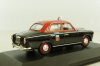 Peugeot 403 Taxi G7 1955, black/red, No28, Nostalgie 1:43