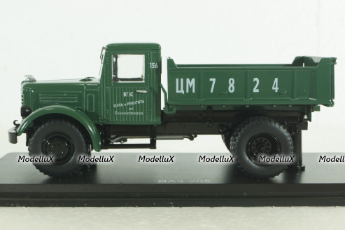 ЯАЗ-205 самосвал, зеленый, SSM1125, SSM 1:43