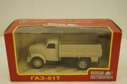 Газ-51Т грузовое такси 1956, бежевый, Н256, Наш Автопром 1:43