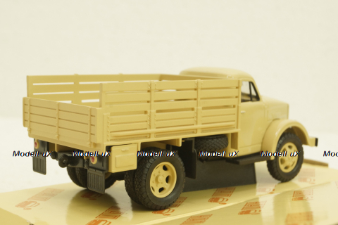 Газ-51Т грузовое такси 1956, бежевый, Н256, Наш Автопром 1:43