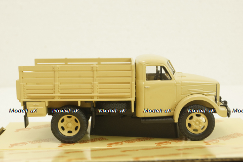 Газ-51Т грузовое такси 1956, бежевый, Н256, Наш Автопром 1:43