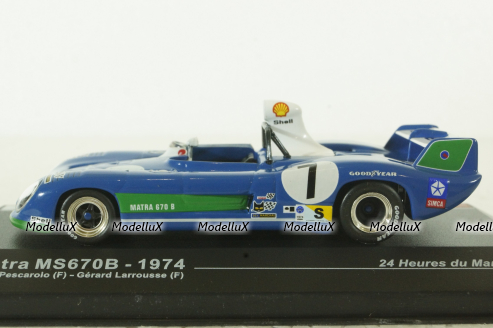 Matra Simca MS670B 3.0L V12 Team Matra Sport, Altaya 1:43