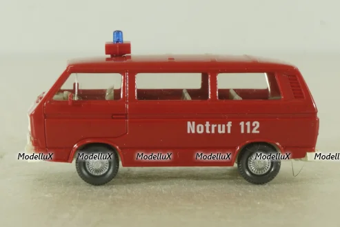 Volkswagen T3 Kombi Feuerwehr, 60316, Wiking 1:87