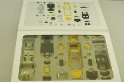 Ferrari Testarossa Spyder 1984, yellow, (кит) 012041, Herpa 1:43