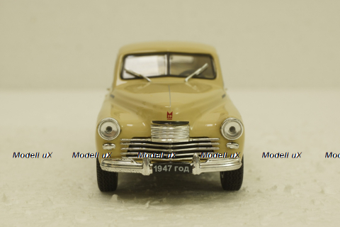 Газ-20 Победа, бежевый, Р109, Наш Автопром 1:43