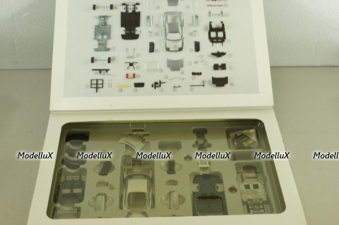 Ferrari 348 tb 1989, grey, (кит) 012027, Herpa 1:43