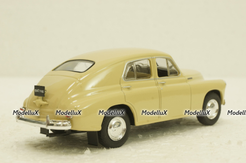 Газ-20 Победа, бежевый, Р109, Наш Автопром 1:43