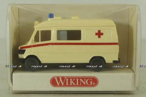 Mercedes 310D Ambulance KTW Rotes Kreuz 1981, 27800, Wiking 1:87