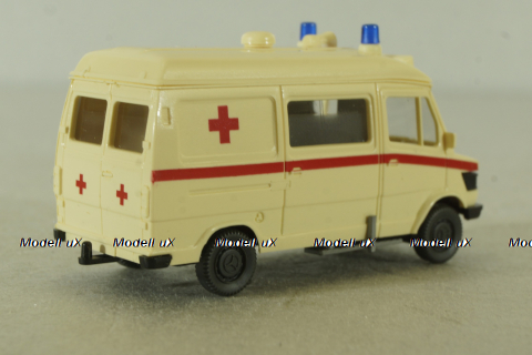 Mercedes 310D Ambulance KTW Rotes Kreuz 1981, 27800, Wiking 1:87