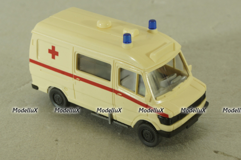 Mercedes 310D Ambulance KTW Rotes Kreuz 1981, 27800, Wiking 1:87