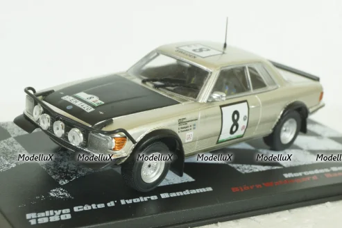 Mercedes-Benz 500 SLC (C107) rally Bandama 1980, B.Waldegard/H.Thorszelius, Vencedores de Rally #17 , Altaya 1:43 Уценка!