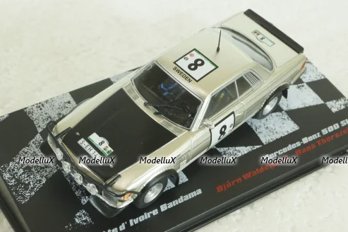 Mercedes-Benz 500 SLC (C107) rally Bandama 1980, B.Waldegard/H.Thorszelius, Vencedores de Rally #17 , Altaya 1:43 Уценка!