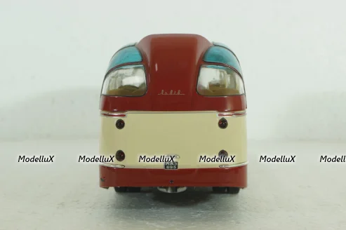 Лаз-695Б городской, беж/красн, Ultra Models 1:43