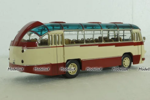 Лаз-695Б городской, беж/красн, Ultra Models 1:43