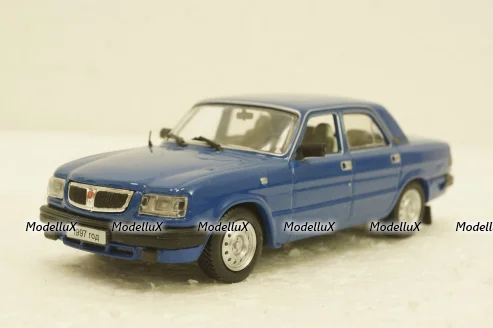 Газ-3110 Волга, синий, Р102, Наш Автопром 1:43