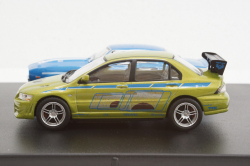 CHEVROLET CAMARO YENKO 1969 + MITSUBISHI LANCER EVOLUTION VII 2002, FAST & FURIOUS II (2003), Greenlight 1:43