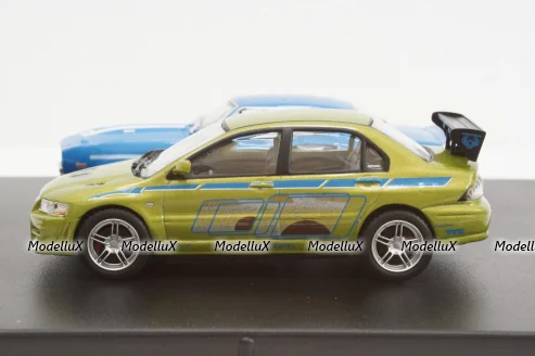 CHEVROLET CAMARO YENKO 1969 + MITSUBISHI LANCER EVOLUTION VII 2002, FAST & FURIOUS II (2003), Greenlight 1:43