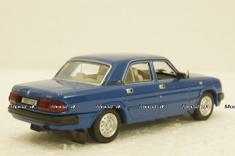 Газ-3110 Волга, синий, Р102, Наш Автопром 1:43