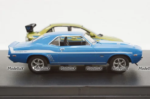 CHEVROLET CAMARO YENKO 1969 + MITSUBISHI LANCER EVOLUTION VII 2002, FAST & FURIOUS II (2003), Greenlight 1:43