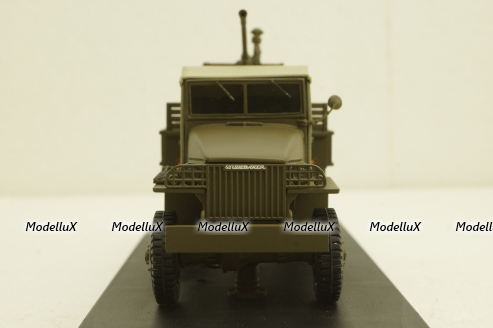 Studebaker US 6 с 37мм зениткой, тентованная кабина, Miniclassic 1:43