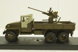 Studebaker US 6 с 37мм зениткой, тентованная кабина, Miniclassic 1:43