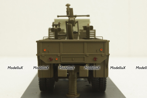 Studebaker US 6 с 37мм зениткой, тентованная кабина, Miniclassic 1:43