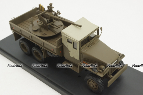 Studebaker US 6 с 37мм зениткой, тентованная кабина, Miniclassic 1:43