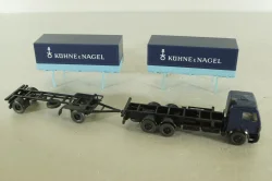 Mercedes 1844 S  с прицепом, blue, 57100, Wiking 1:87