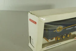 Scania 143 M Pritschensattelzug ASG A335, blue/yellow,  51801, Wiking 1:87