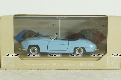 Mercedes 190 SL Roadster, blue, 1955, Rio 1:43