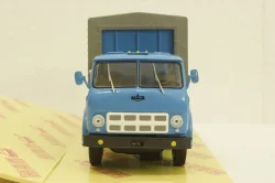 Маз-516Б, голубой, борт с тентом, Н294, Наш Автопром 1:43