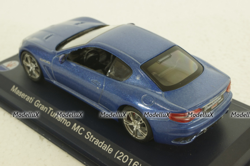 Maserati Gran Turismo MC Stradale 2016, blue, Leo Models 1:43