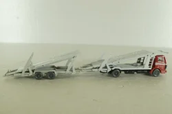 Mercedes 1729 Auto transporter, red/grey, 58000, Wiking 1:87