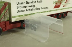 Renault Magnum AE 520 Ti with trailer 1990, green/red, 5460037, Wiking 1:87