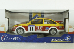 Ford Sierra RS Cosworth #11 Rallye Tour de Corse 1987 Auriol, Occelli, 1806103, Solido 1:18