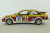 Ford Sierra RS Cosworth #11 Rallye Tour de Corse 1987 Auriol, Occelli, 1806103, Solido 1:18