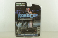 Ford Taunus LX 1986 Police from movie Robokop, black, 44940-D, Greenlight 1:64