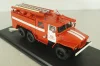 АЦ-40 (43202) ПМ-102Б пожарная автоцистерна на шасси Урал-43202 с бел. полосами, SSM1234B, SSM 1:43