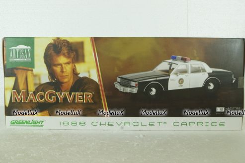 Chevrolet Caprice LAPD MacGyver 1986, 19126, Greenlight 1:18