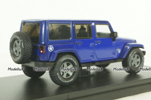 Jeep Wrangler Unlimited Freedom Edition 2013, blue, 86185, Greenlight 1:43