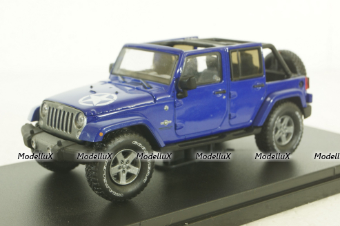 Jeep Wrangler Unlimited Freedom Edition 2013, blue, 86185, Greenlight 1:43