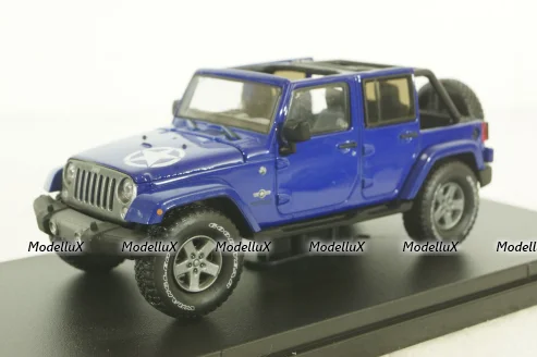 Jeep Wrangler Unlimited Freedom Edition 2013, blue, 86185, Greenlight 1:43