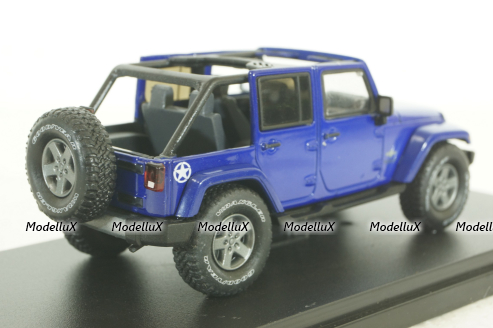 Jeep Wrangler Unlimited Freedom Edition 2013, blue, 86185, Greenlight 1:43