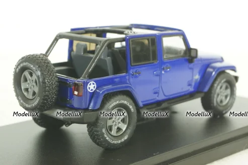 Jeep Wrangler Unlimited Freedom Edition 2013, blue, 86185, Greenlight 1:43