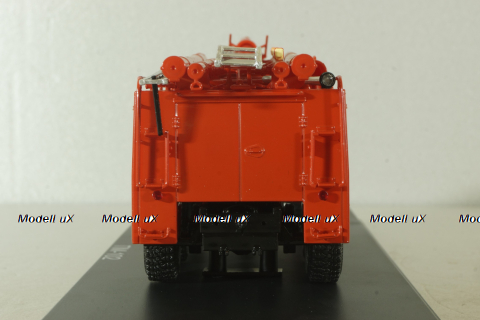 АЦ-40(375Д)-Ц1А модели ПМ-102А пожарная автоцистерна на шасси Урал-375Д 1974, красный, SSM1230, SSM 1:43