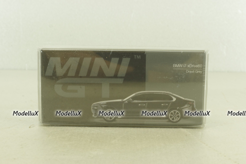 BMW i7 xDrive60, grey, MGT00618-CH, MiniGT 1:64