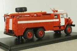 АЦ-7,5-40 пожарная автоцистерна на шасси Урал-4320 с бел. Полосами 1980, SSM1228, SSM 1:43